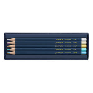 Caran d’Ache Special Edition Cosmic Blue Metallic Set 10 Pencils